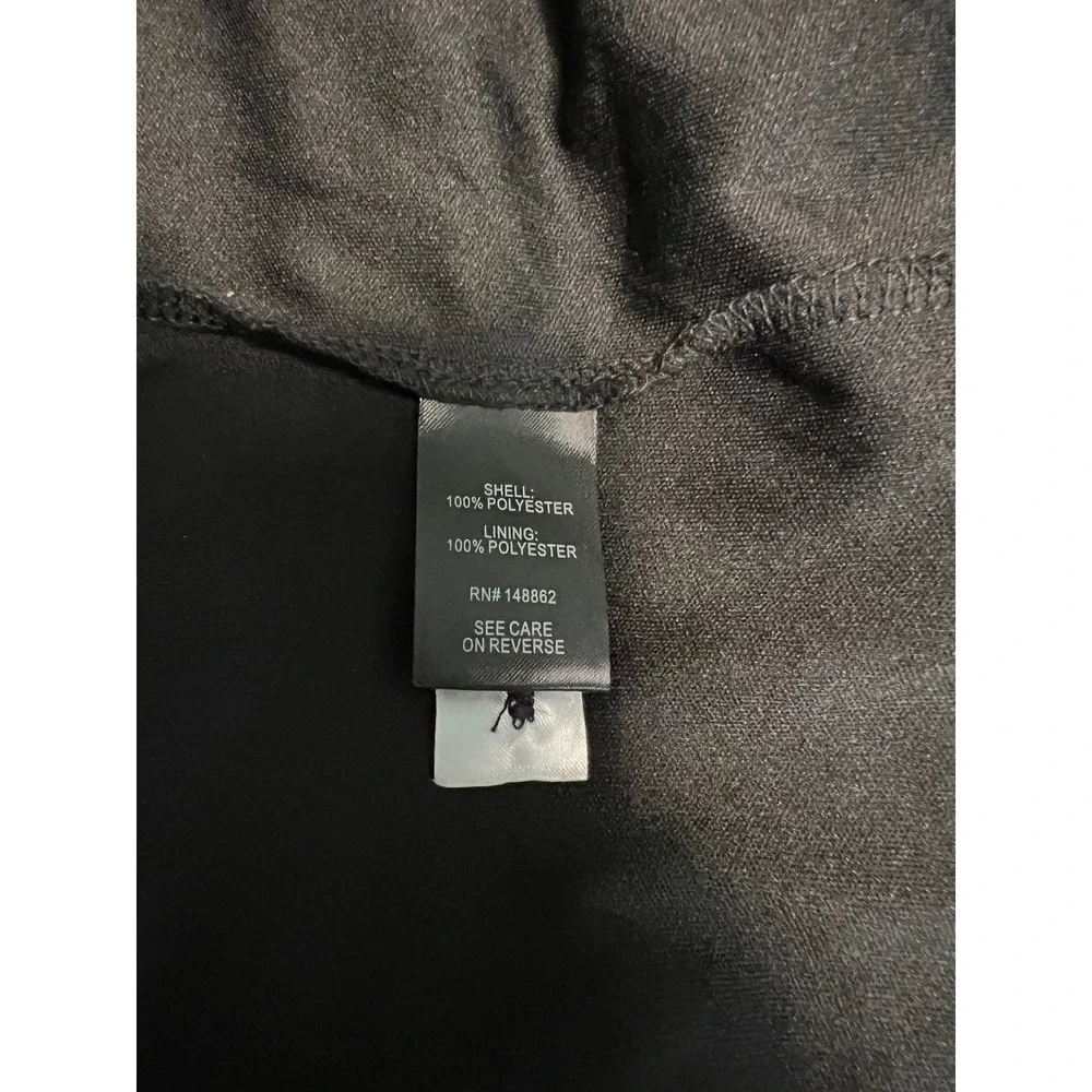 Torrid Womens Black Metallic Clip Dot Smocked Waist Tiered Dress Plus Size 4 - Picture 7 of 13